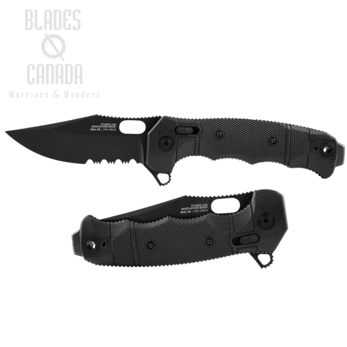 (image for) SOG Seal XR Folding Knife w/Serration, S35VN Steel, 12-21-05-57