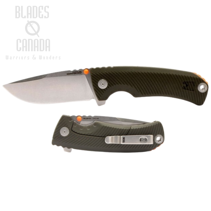 (image for) SOG Tellus FLK Framelock Folding Knife, 440 Steel, 14-06-01-43
