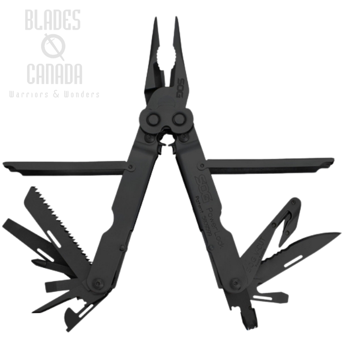 (image for) SOG Powerlock EOD Multi-Tool, Black, Nylon Pouch, B63N