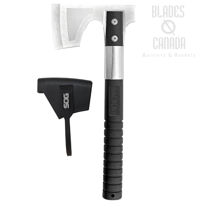 (image for) SOG Camp Axe, GRN Black, GRN Sheath, CH1001