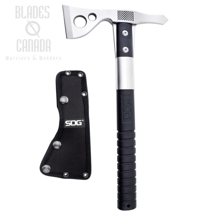 SOG Fast Hawk Axe, Polished, GRN Black, Nylon Sheath, F06PN (image for) SOG Fast Hawk Axe, Polished, GRN Black, Nylon Sheath, F06PN