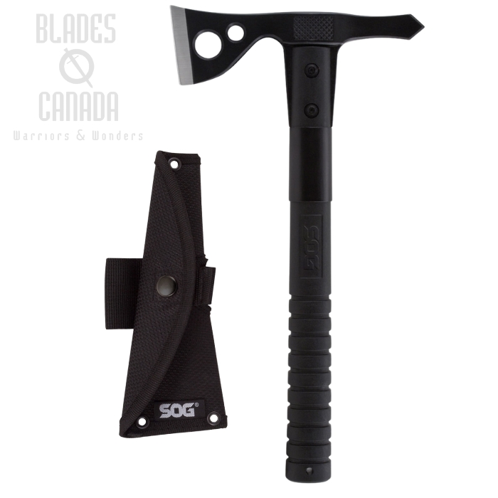 SOG Fast Hawk Axe, GRN Black, Nylon Sheath, F06TN (image for) SOG Fast Hawk Axe, GRN Black, Nylon Sheath, F06TN
