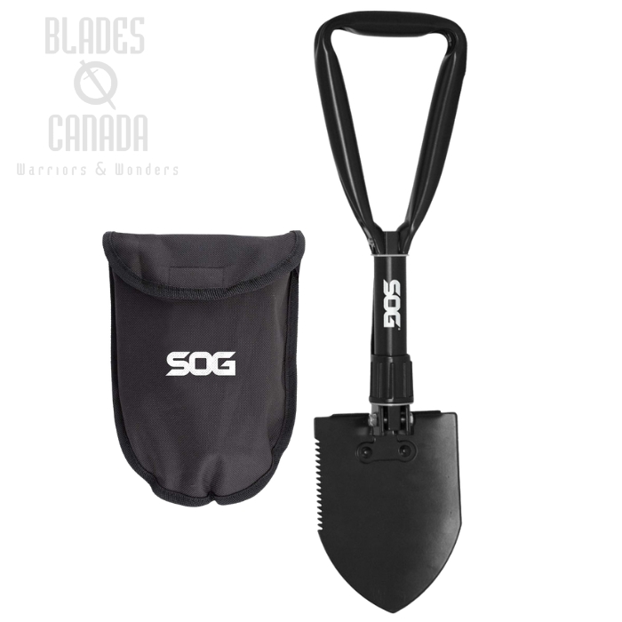 (image for) SOG Entrenching Shovel Tool, High Carbon Blade, Steel Handle, F08-N