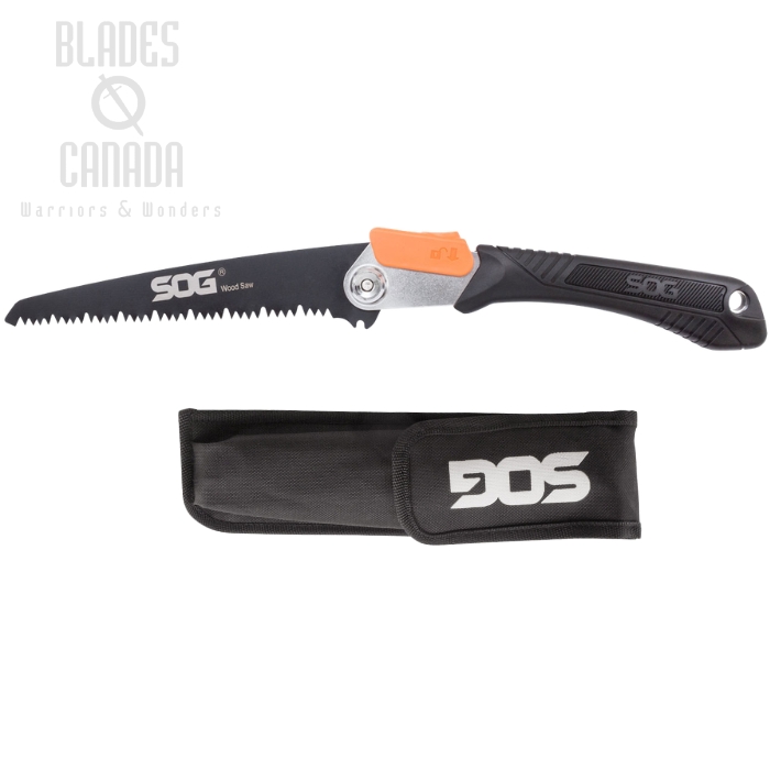 SOG Folding Saw, 8.25" Blade, Black Handle, F10N (image for) SOG Folding Saw, 8.25" Blade, Black Handle, F10N
