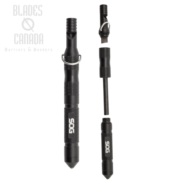 (image for) SOG Flint Multi-Tool, Aluminum Black, 4 Tools, FT1001