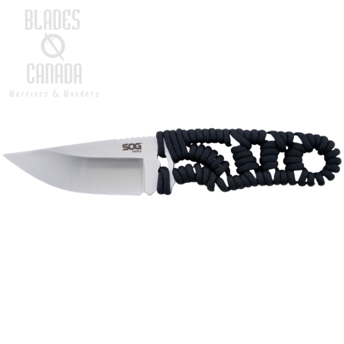 (image for) SOG Tangle Fixed Blade Knife, Drop Point, Nylon Sheath, FX31