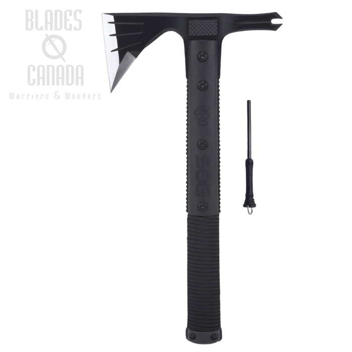 (image for) SOG Multi-Purpose Survival Hawk, Firestarter Rod Handle, SK1001