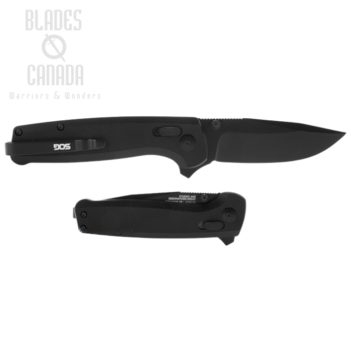SOG Terminus XR Folding Knife, D2 Black, G10 Black, TM1027 (image for) SOG Terminus XR Folding Knife, D2 Black, G10 Black, TM1027
