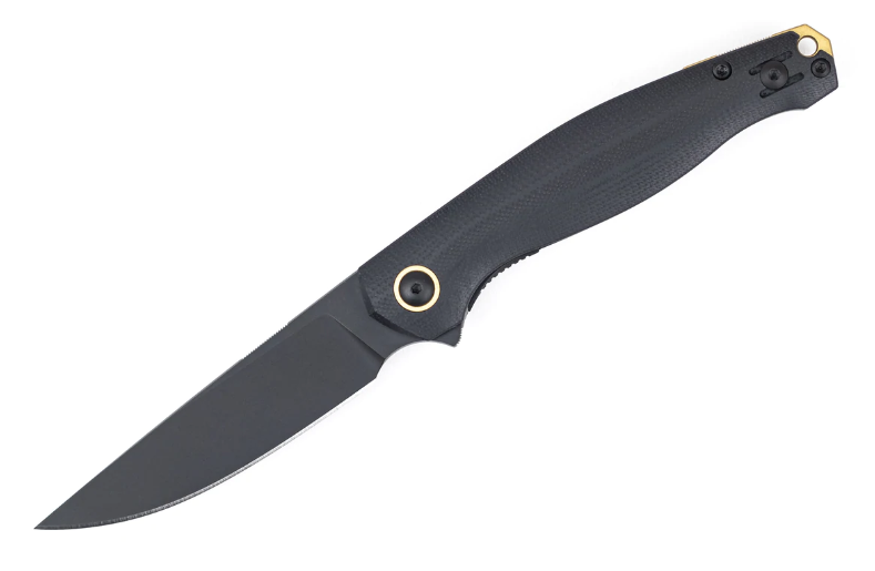 GiantMouse ACE Sonoma V2 Folding Knife, Elmax Black, G10 Black, GMSONV2BLK