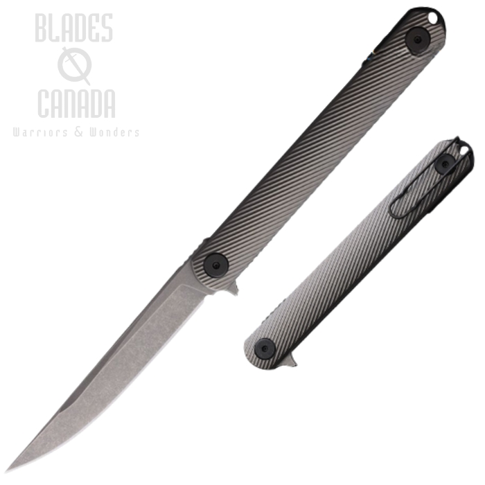 Spartan Nemec Flipper Folding Knife, S35VN SW, Titanium Gray, SFBL12TI (image for) Spartan Nemec Flipper Folding Knife, S35VN SW, Titanium Gray, SFBL12TI