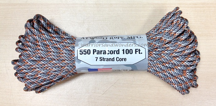 550 Paracord, 100Ft. - Spy - Click Image to Close