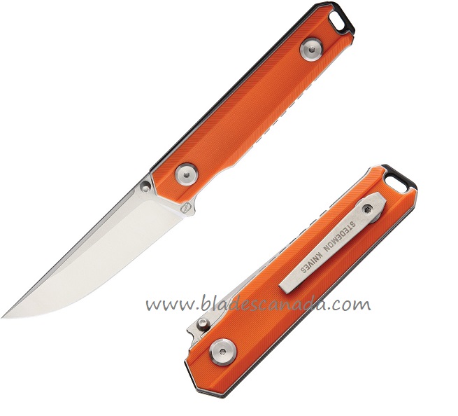 Stedemon BP02 Linerlock Folder, Satin - Orange