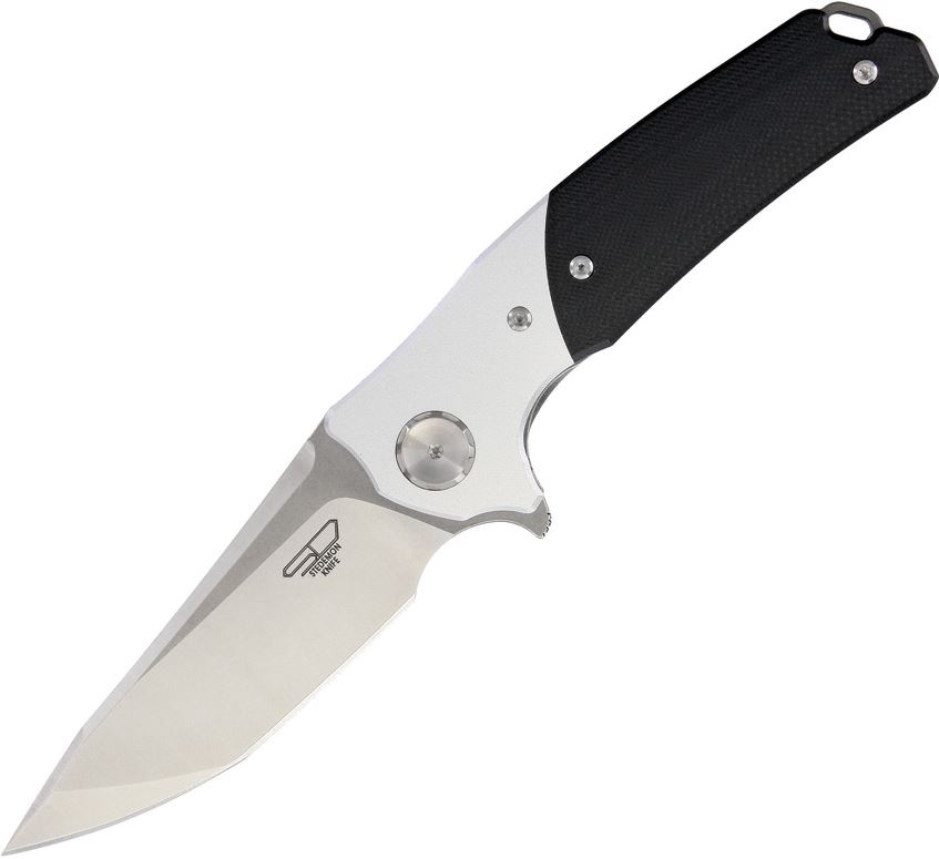 Stedemon Flipper Folding Knife, VG10 Satin, G10 Black, DSM31