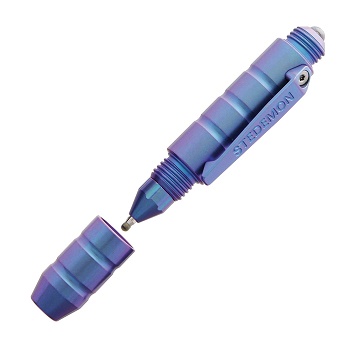 Stedemon EDC Tactical Mini Titanium Pen 01BLU -Blue - Click Image to Close