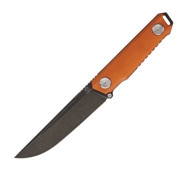 Stedemon Uncle One Fixed Blade Black SW, Orange G10 STEUB024