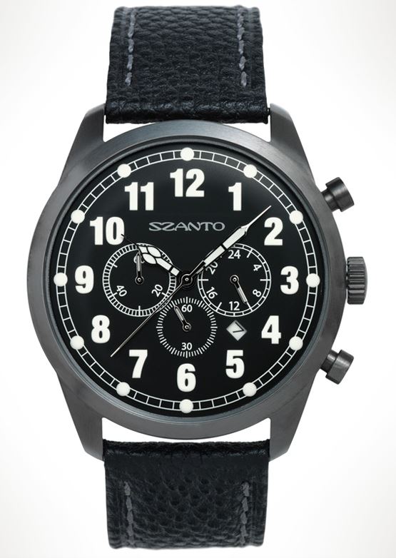 Szanto 2001 Chronograph - Plated Gunmetal Grey