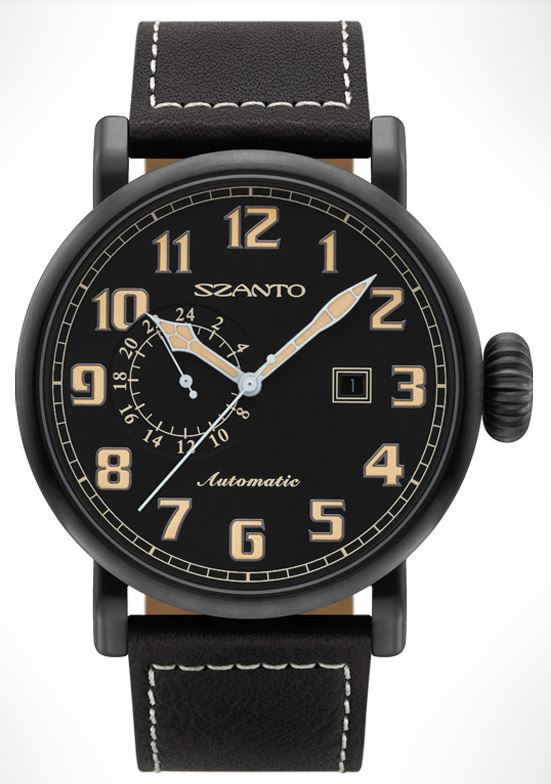 Szanto 6101 Big Aviator Automatic - Black