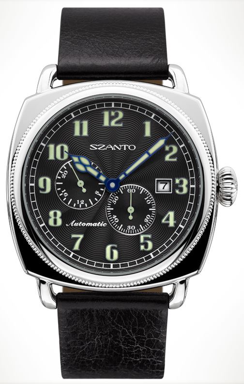 Szanto 6201 Officer's Coin Cushion Automatic - Black