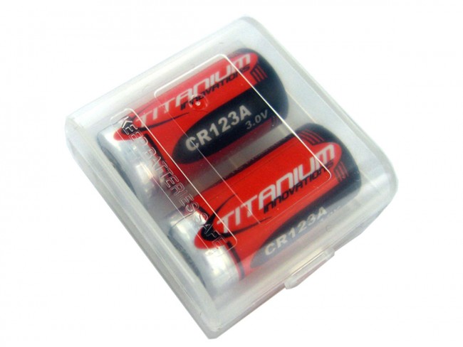 UltraFire Basic Plastic Battery Case - Clear [Small]