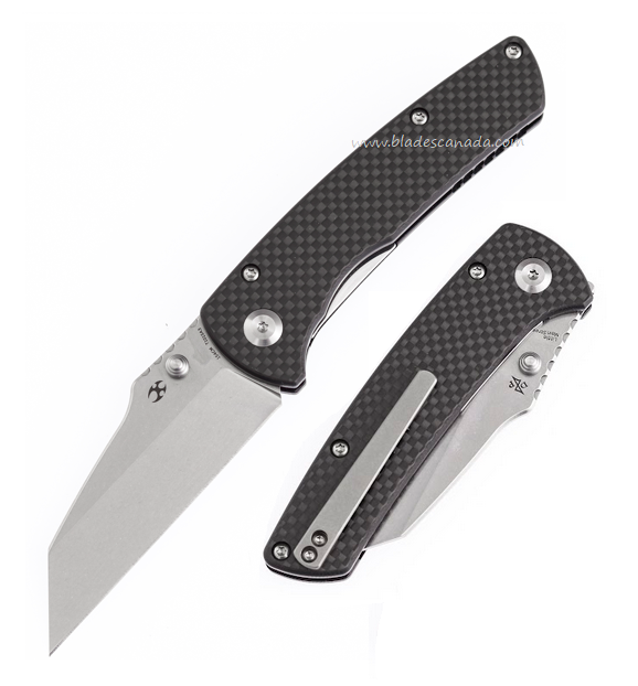 Kansept Main Street Folding Knife, 154CM SW, Carbon Fiber, T1015A3