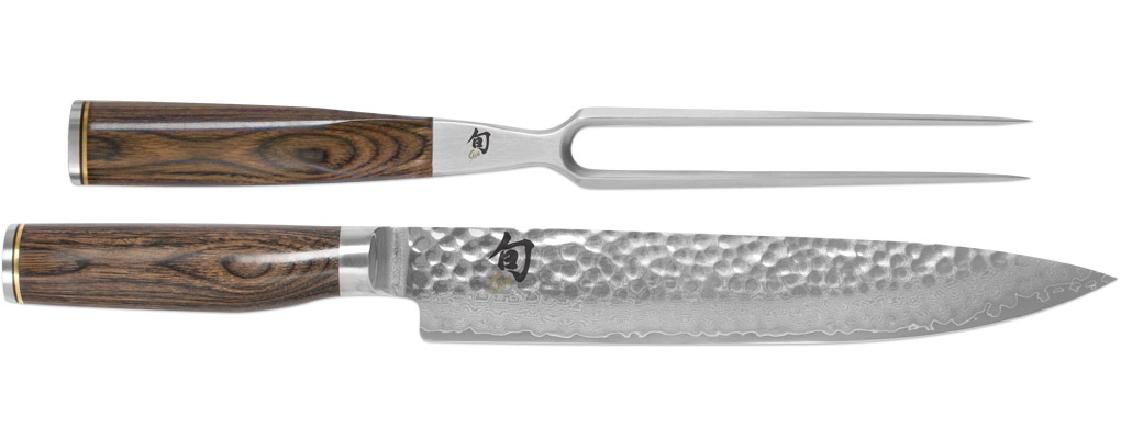 Shun TDMS200 Premier 2 Piece Carving Set, TDMS0200