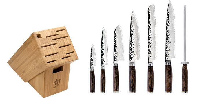 Shun TDMS808 Premier 8-Peice Professional Block Set