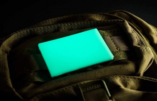 TEC Accessories Embrite BEACON Moral Patch - Aqua Glow