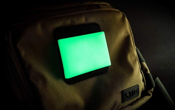 TEC Accessories Embrite BEACON Moral Patch - Green Glow - Click Image to Close