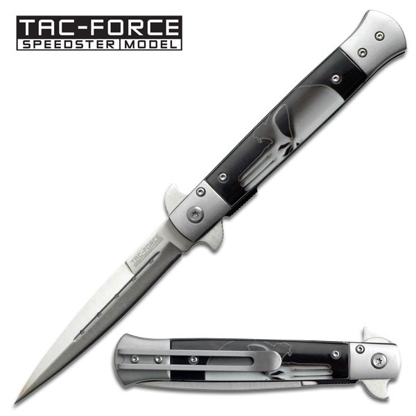 BLACK SPRING ASSISTED OPEN POCKET KNIFE Tactical Folding Blade TAC