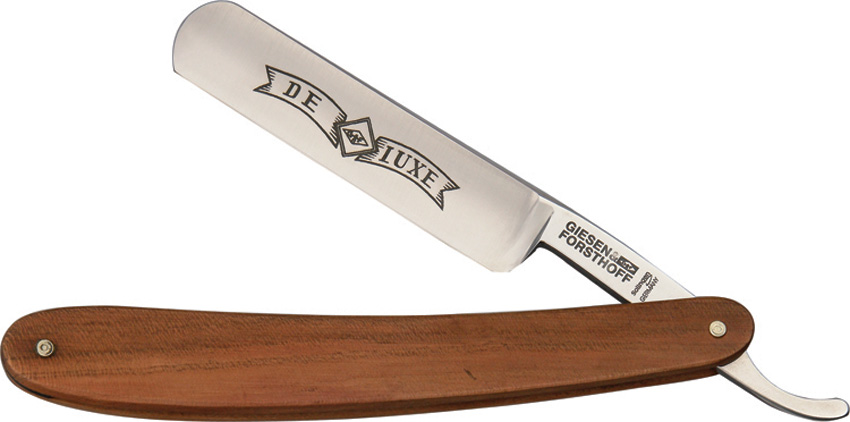 Timor 394 Straight Razor - Plum Wood