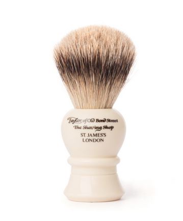 Taylor of Old Bond Street Super Badger Brush - White