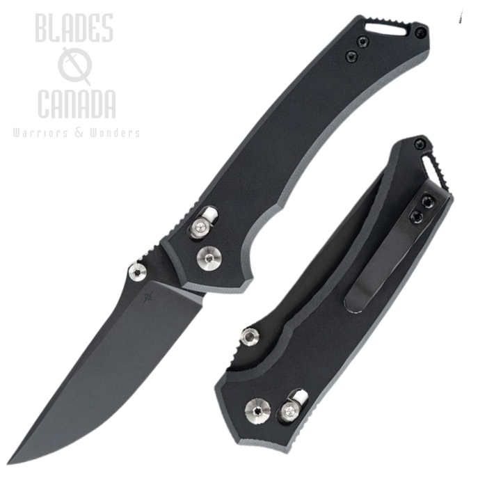 (image for) TOOR Draper Socom Folding Knife, CPM MagnaCut Black, G10 Black, 33880