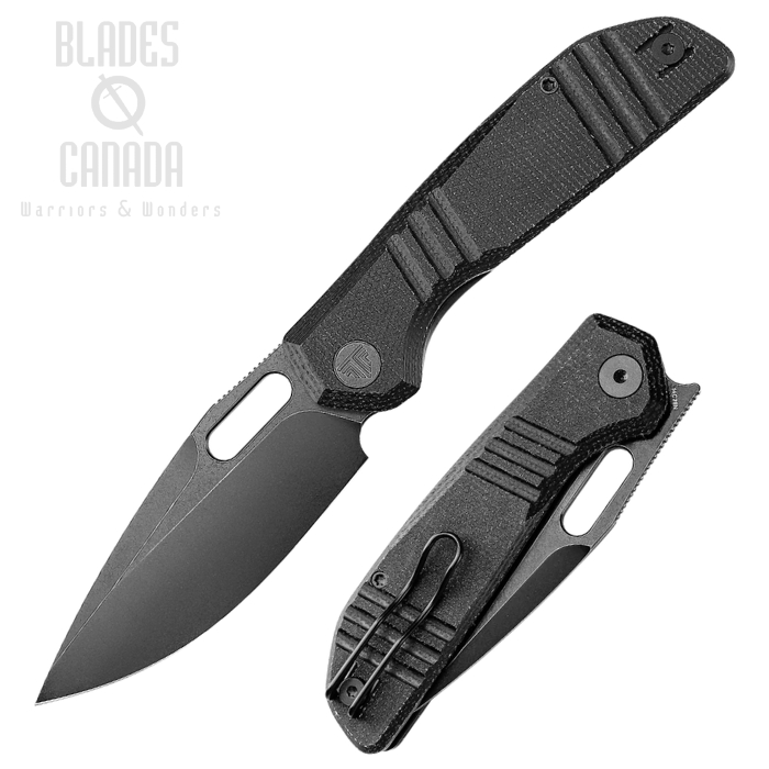 (image for) Trivisa Gecko Folding Knife, 14C28N Sandvik Steel, Micarta Black, TVJM04BM14