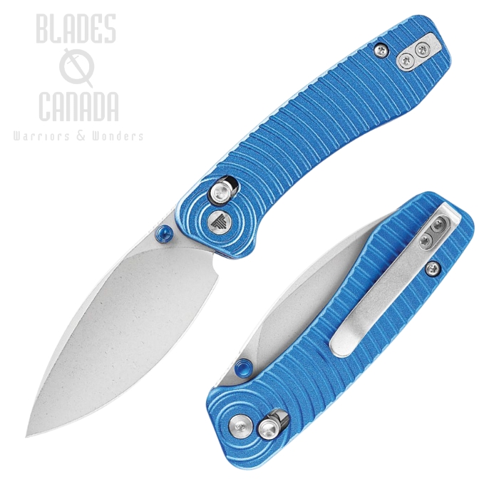 Trivisa Koala Crossbar Lock Folding Knife, N690 SW, Aluminum Blue, KOALA-L, JM02-LA-N