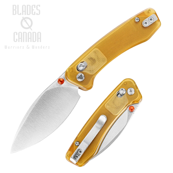 Trivisa Koala Crossbar Lock Folding Knife, N690, Ultem Handle, Koala-Y