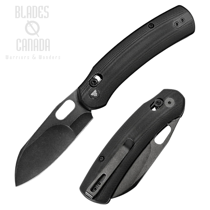 Trivisa Lamb Crossbar Lock Folding Knife, N690 Black SW, G10 Black, LAMB-03B