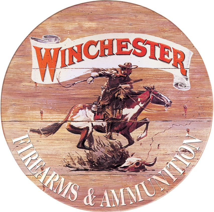 Tin Sign 0975 Winchester Express - Round
