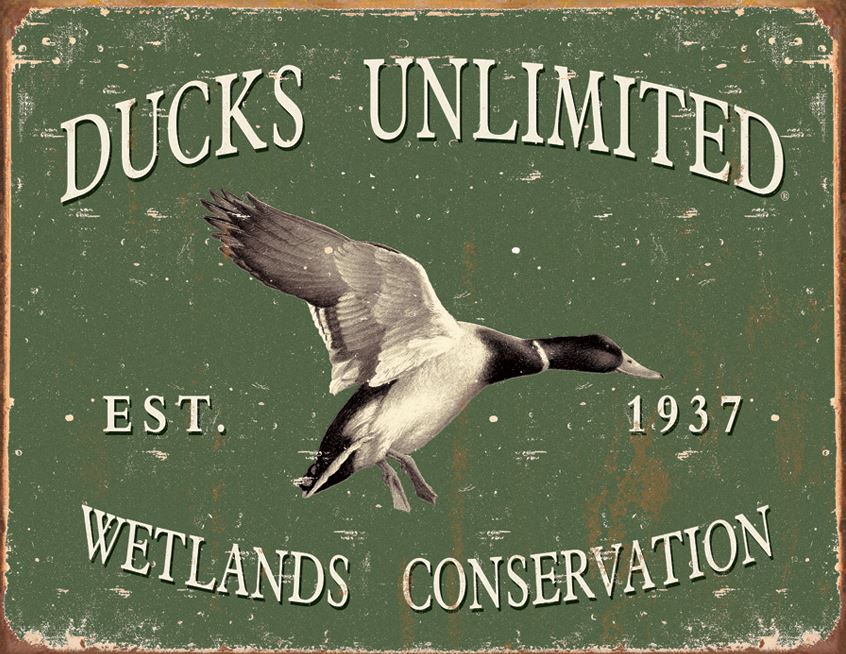 Tin Sign 1388 - Ducks Unlimited Since 1937 - Click Image to Close