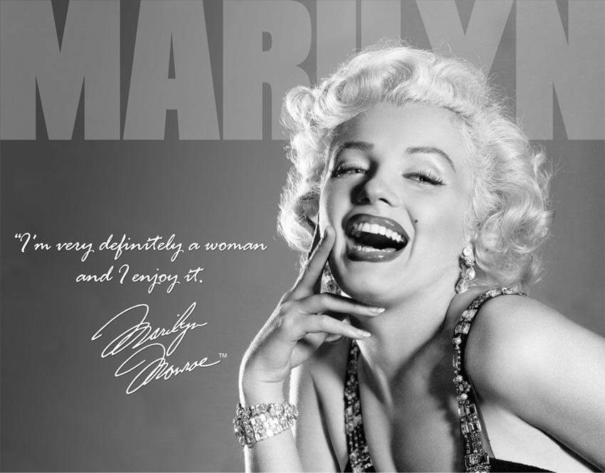 Tin Sign 1532 Marilyn Monroe - Definitely