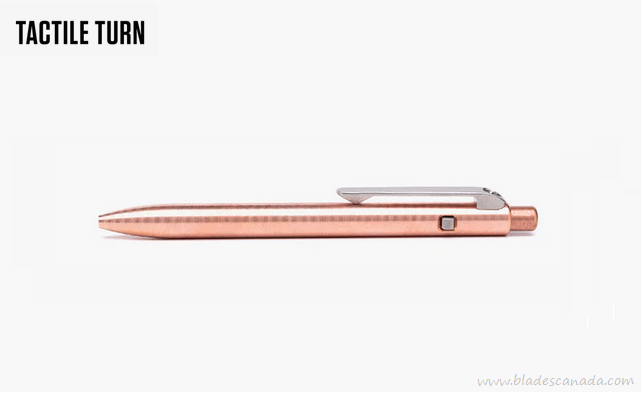 Tactile Turn Side Click Slim Pen Mini, Copper