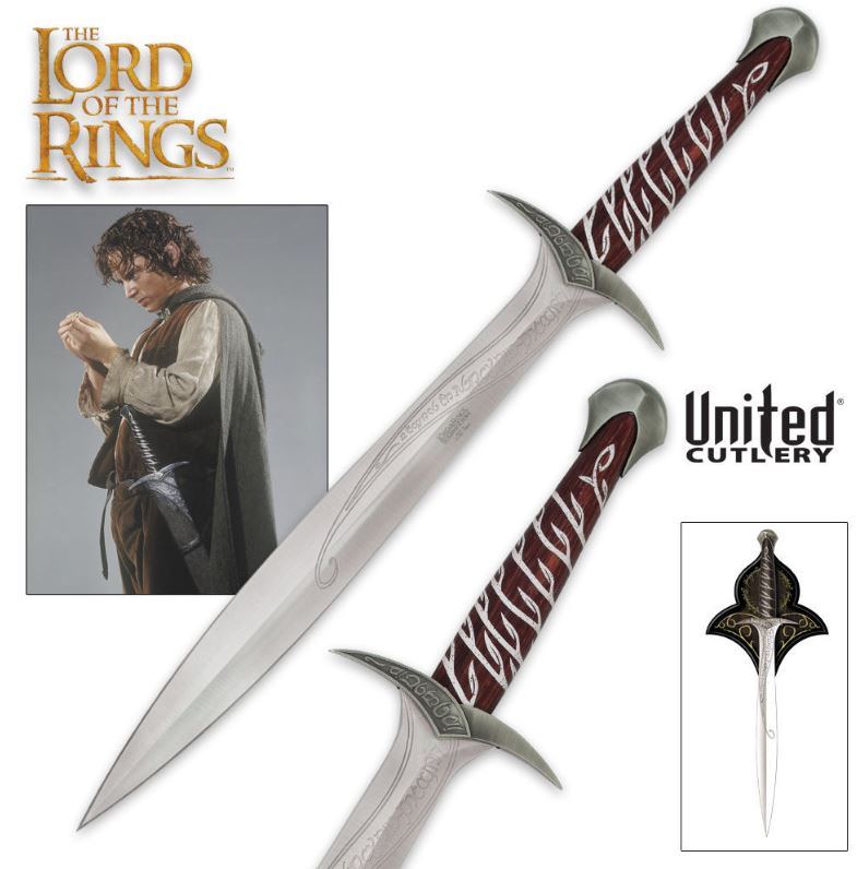 UC Lord Of The Rings Sting Sword of Frodo, Display Plaque, UC1264 - Click Image to Close