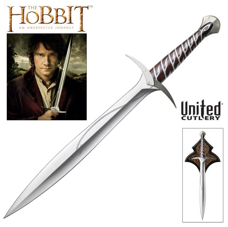 UC Hobbit Sting Sword of Bilbo, Display Plaque, UC2892