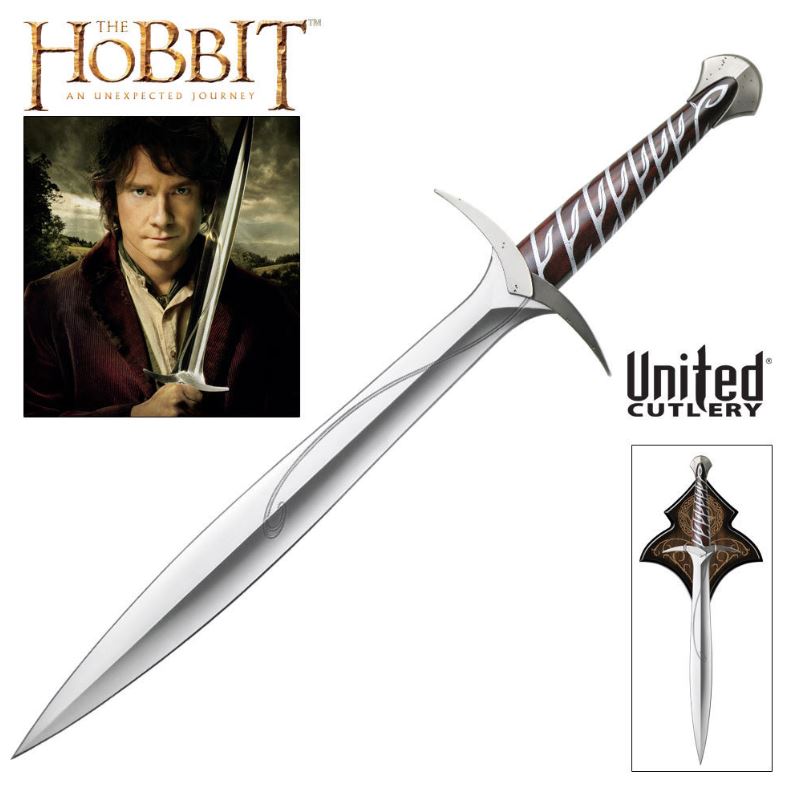 UC Hobbit Sting Sword of Bilbo, Display Plaque, UC2892 - Click Image to Close