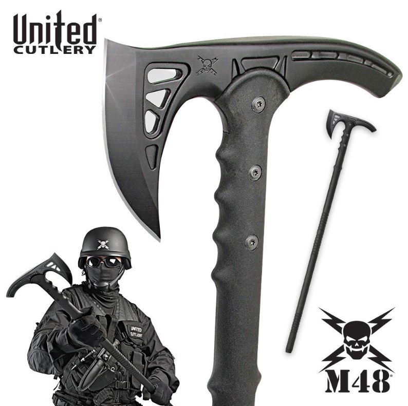 UC M48 Kommando Survival Axe, Fiberglass Black, UC2905