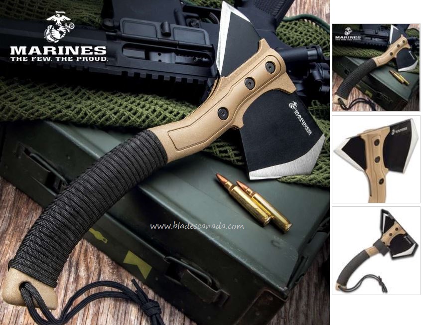 UC USMC Field Axe, Nylon Sheath, UC3365