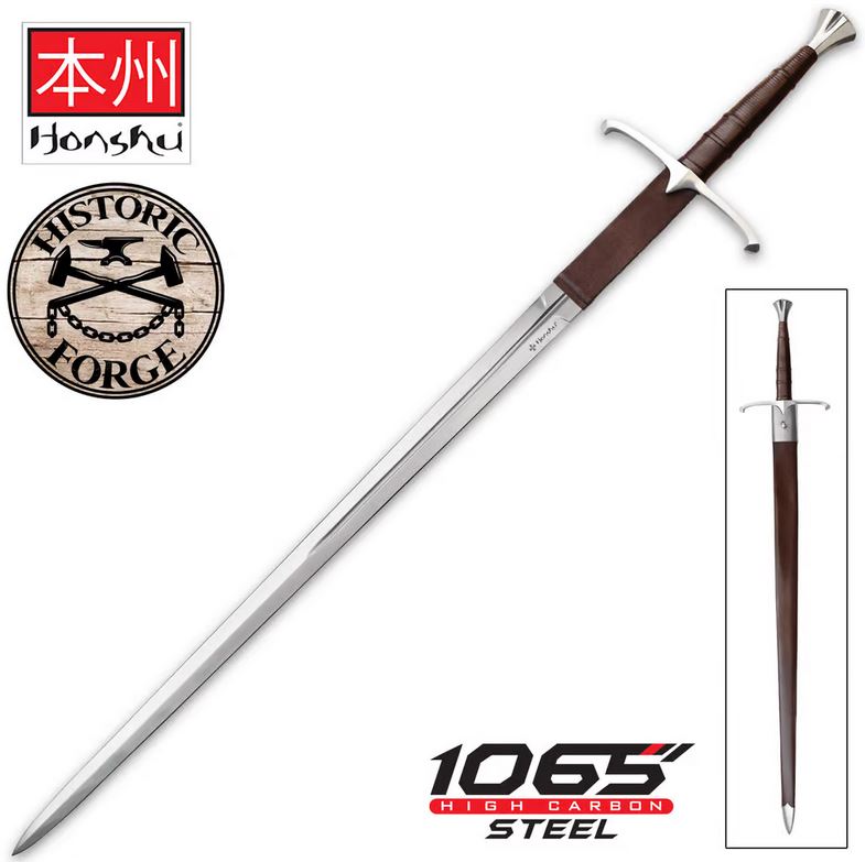 UC Honshu Claymore Sword, 1065 HC Steel, UC3512 - Click Image to Close