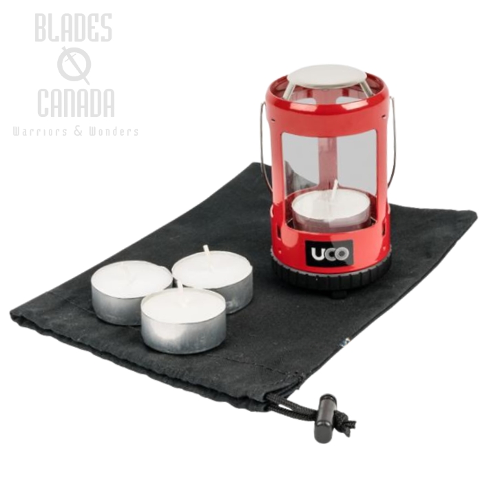 (image for) UCO Mini Candle Lantern Kit 2.0, 4 Candles, Carry Case, A-KIT-LAVA