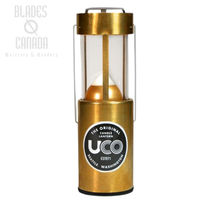 UCO Classic Series Original Candle Latern, Brass, L-B-STD (image for) UCO Classic Series Original Candle Latern, Brass, L-B-STD