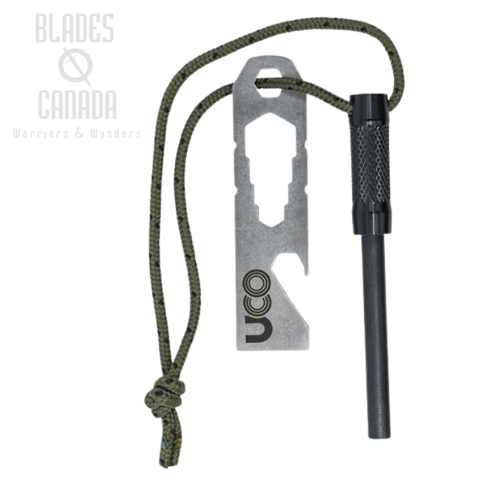 (image for) UCO Survival Fire Striker, Black, MT-FS-SVKIT-BLACK