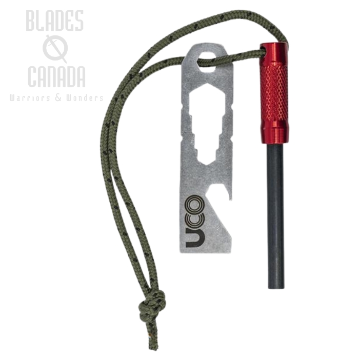 (image for) UCO Survival Fire Striker, Red, MT-FS-SVKIT-RED